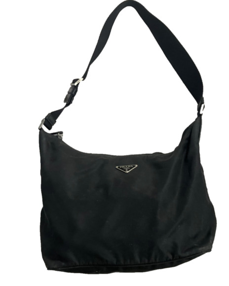 Prada Tessuto Hobo - Black Nylon - Picture 1 of 5